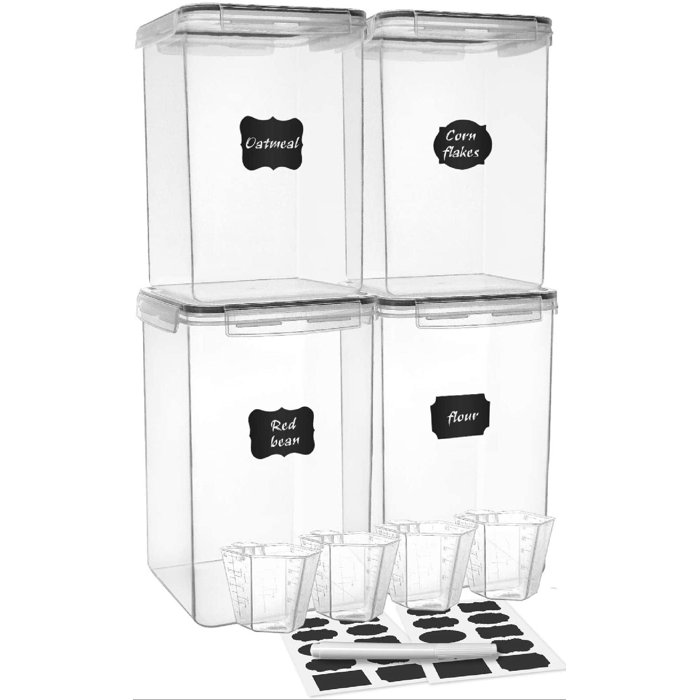 Prep & Savour Extra Large 7Qt / 6.5L/220Oz Tall Food Storage Containers